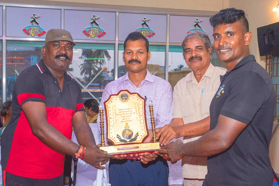 Portrait of Master Kannan, and all founders of CF2C